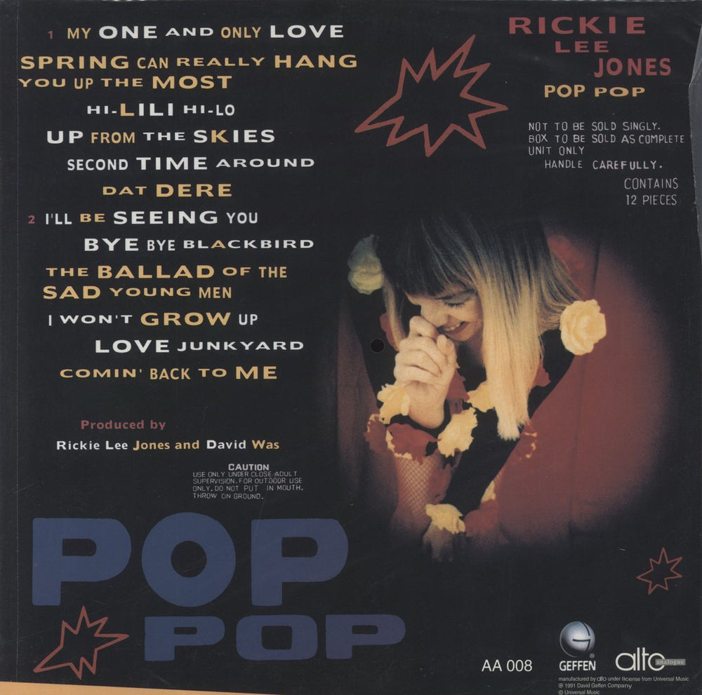 Rickie Lee Jones Pop Pop - 180 Gram Vinyl - Sealed US vinyl LP album (LP record)