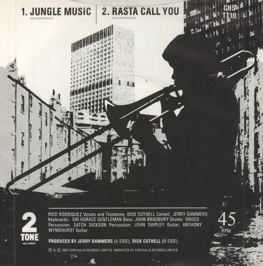Rico Jungle Music - Paper Label UK 7" vinyl single (7 inch record / 45)
