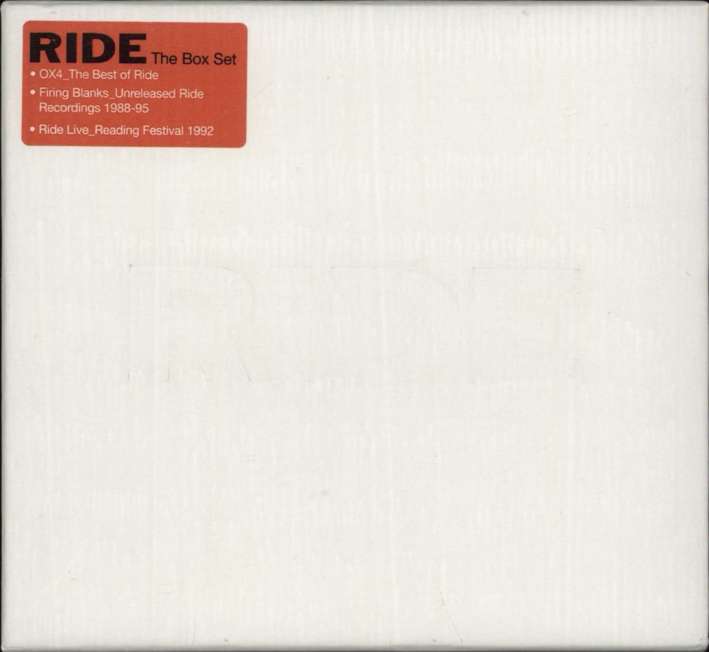 Ride Box Set - Hype Stickered UK CD Album Box Set IGNCD13