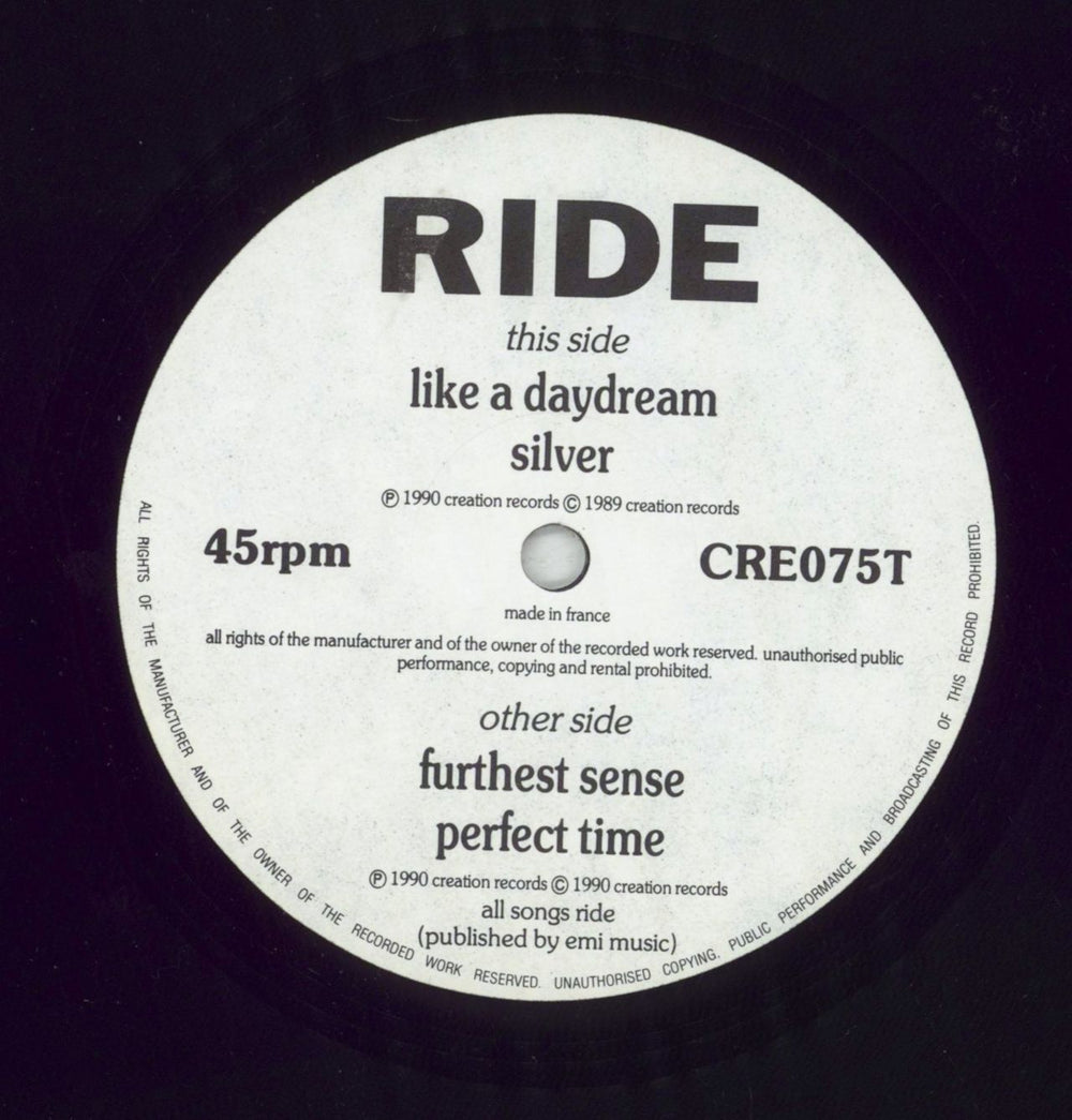 Ride Play EP - EX UK 12" vinyl single (12 inch record / Maxi-single) RID12PL684632