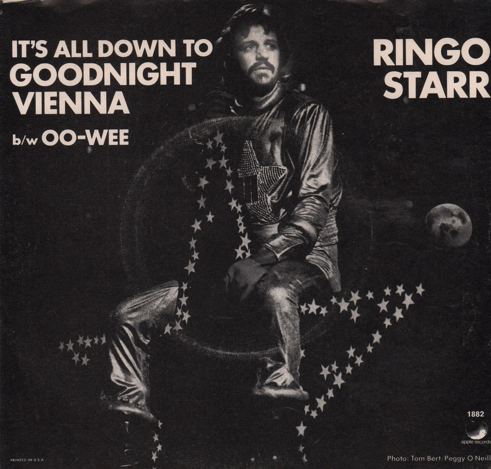 Ringo Starr It's All Down To Goodnight Vienna US 7" vinyl single (7 inch record / 45) RIN07IT106580