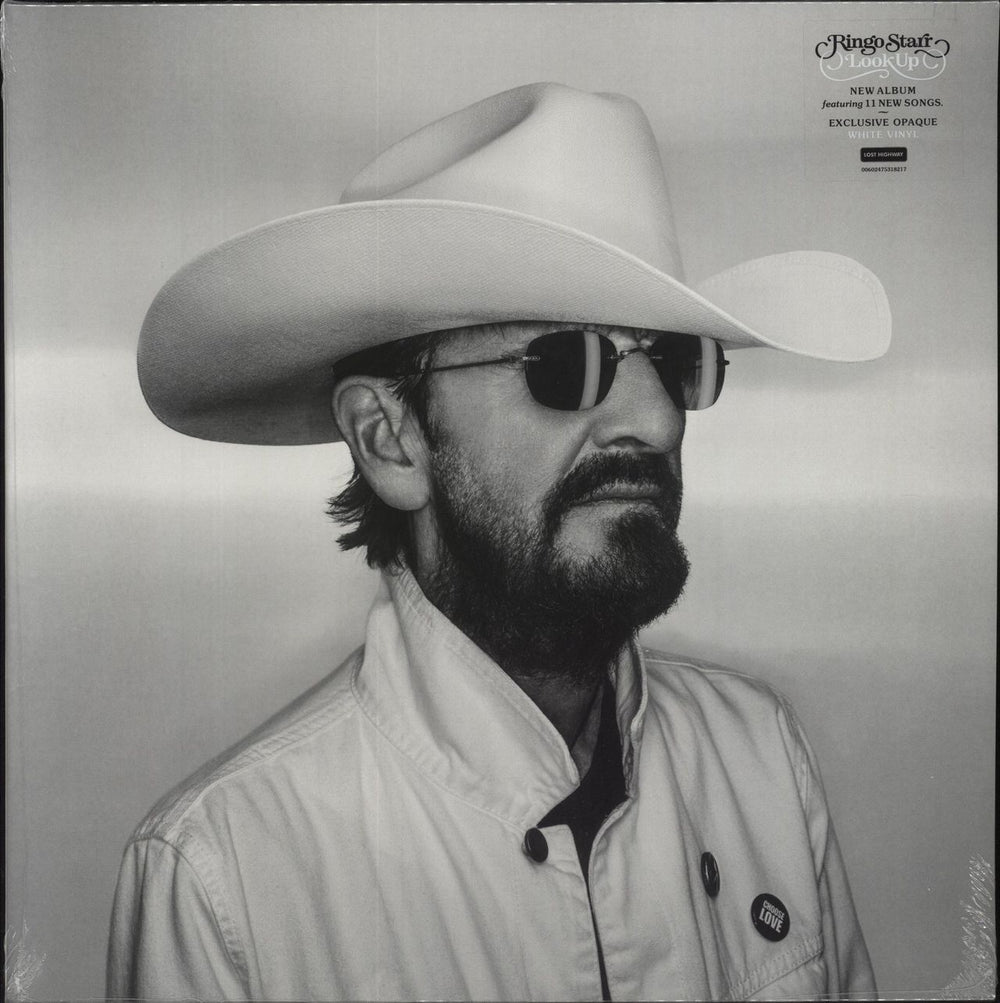 Ringo Starr Look Up - Opaque White Vinyl - Sealed UK vinyl LP album (LP record) 00602475318217