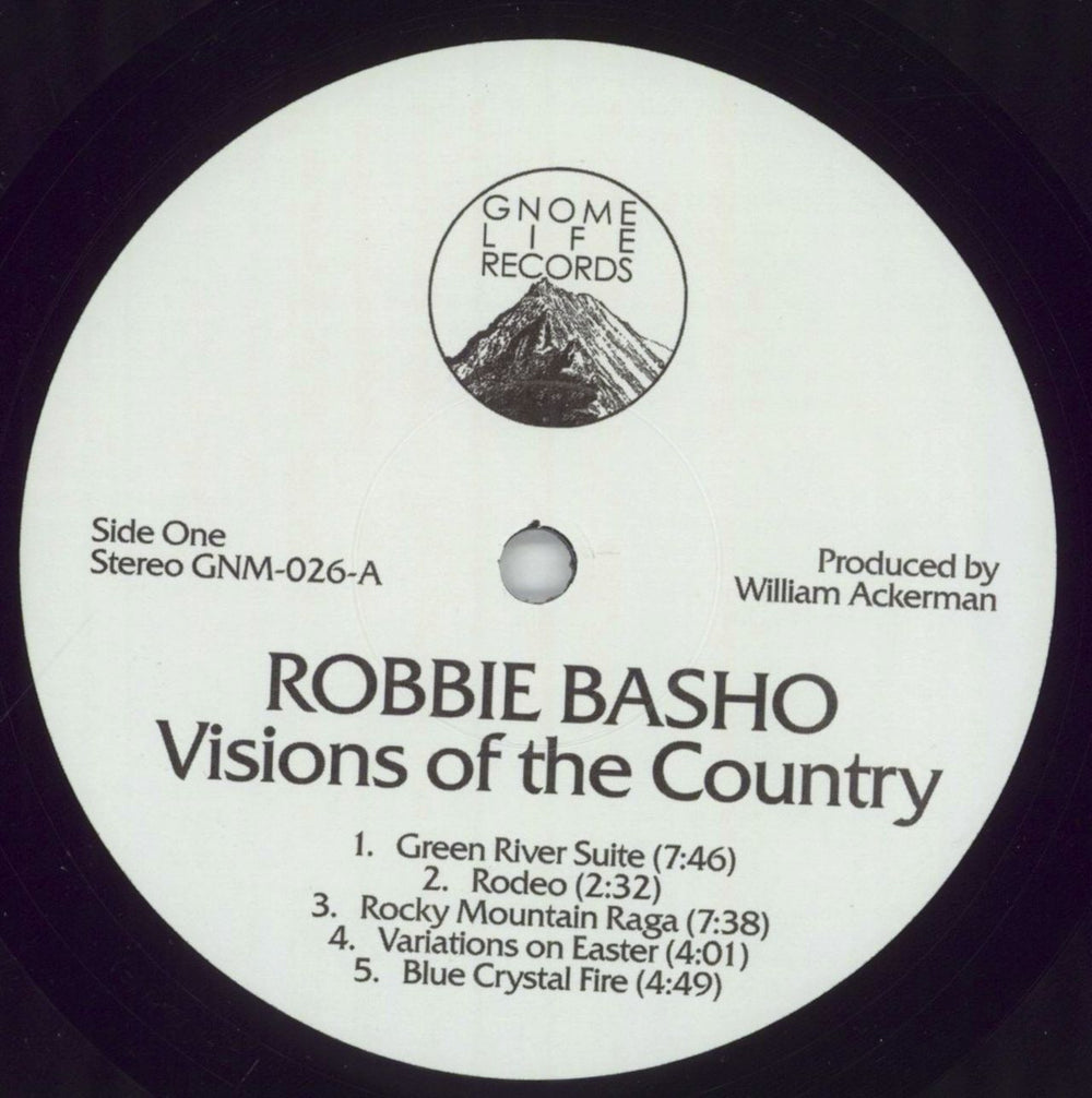 Robbie Basho Visions Of The Country US vinyl LP album (LP record) 5WLLPVI848770