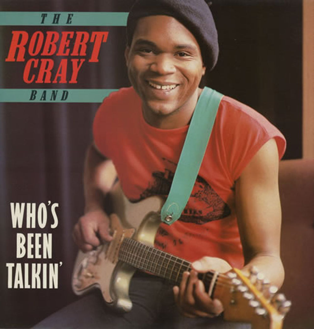 Robert Cray Who's Been Talkin' UK vinyl LP album (LP record) CLM101