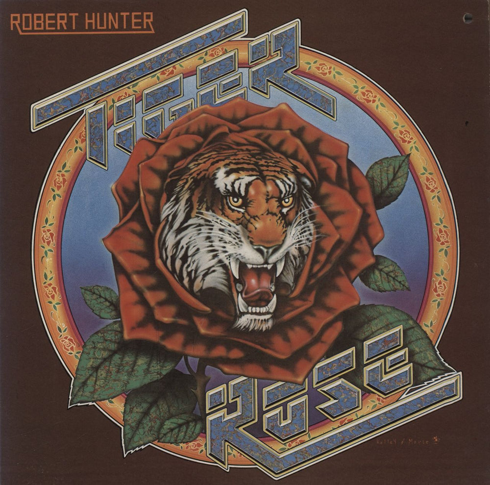 Robert Hunter Tiger Rose - EX US vinyl LP album (LP record) RX105