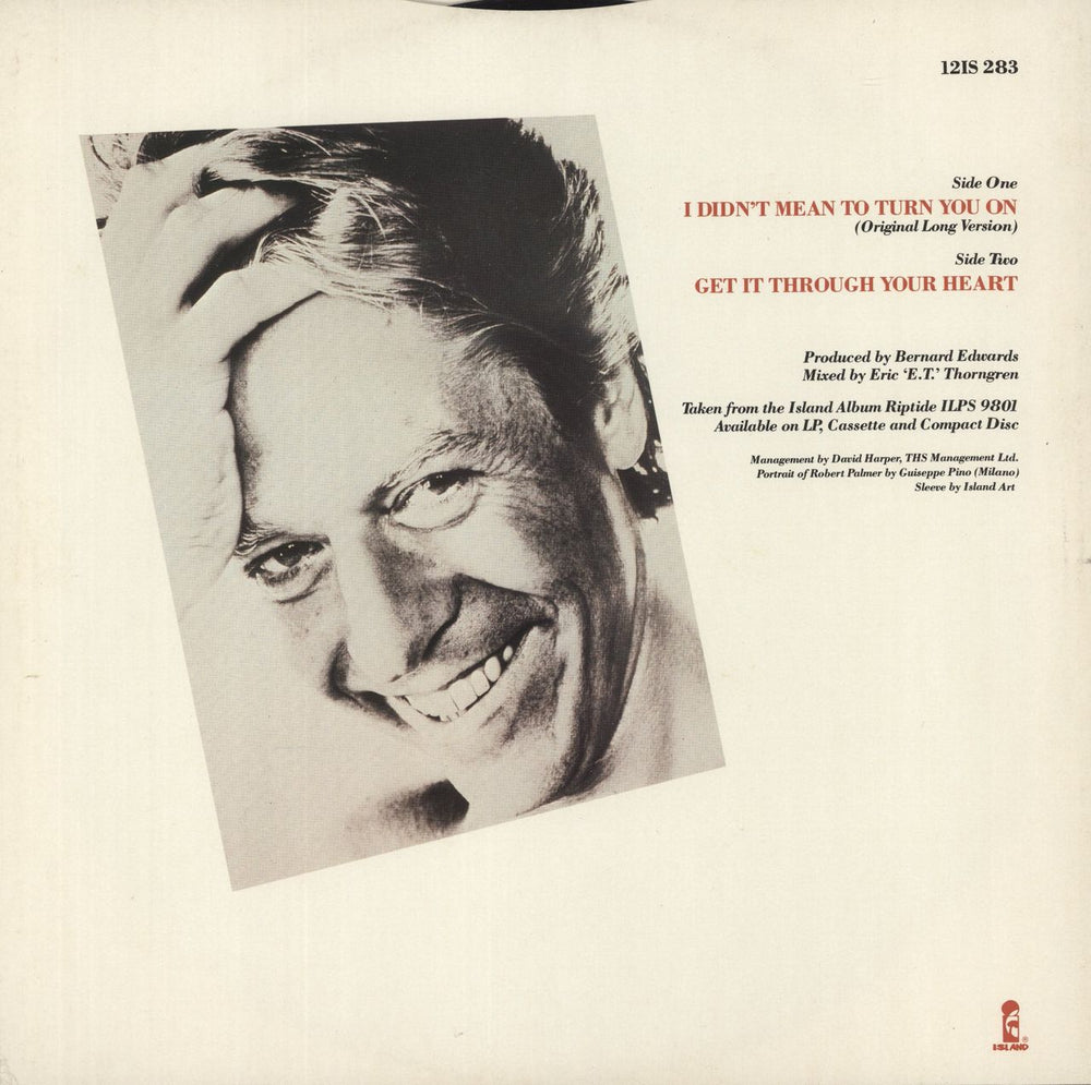 Robert Palmer I Didn't Mean To Turn You On UK 12" vinyl single (12 inch record / Maxi-single)
