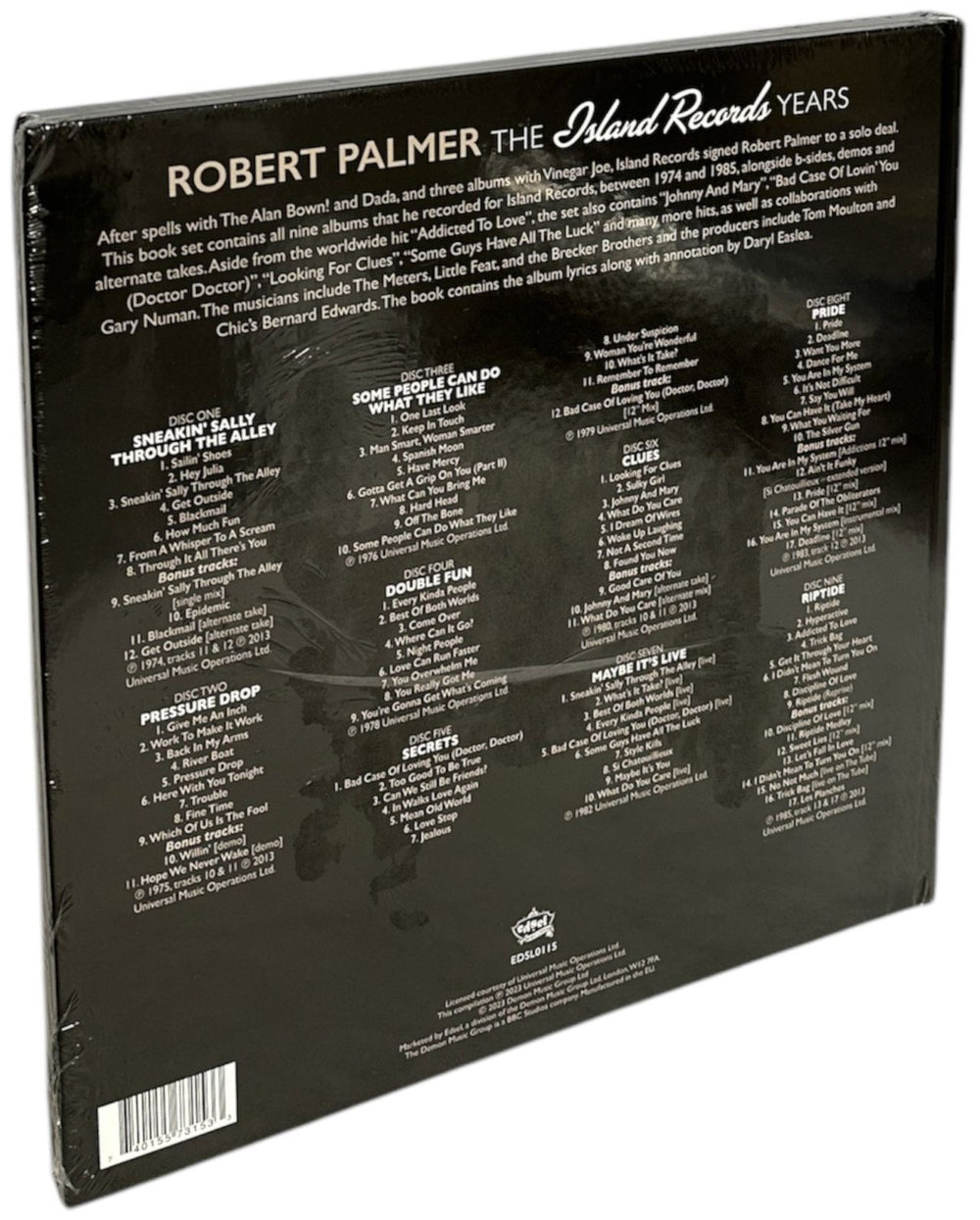 Robert Palmer The Island Records Years - Deluxe 9-CD Book Set - Sealed UK CD Album Box Set 740155731533