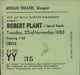 Robert Plant The Principle Of Moments + Ticket Stub UK tour programme PLATRTH770764