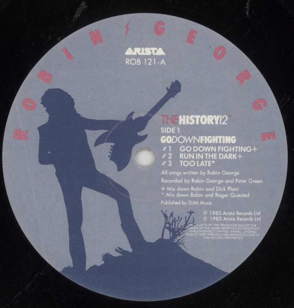 Robin George The History 12" UK 12" vinyl single (12 inch record / Maxi-single) R2F12TH849484