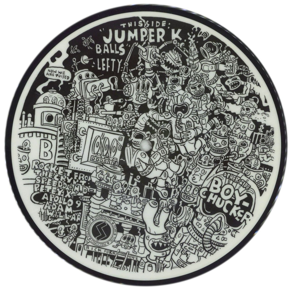 Rocket From The Crypt Boychucker US 7" vinyl picture disc (7 inch picture disc single)