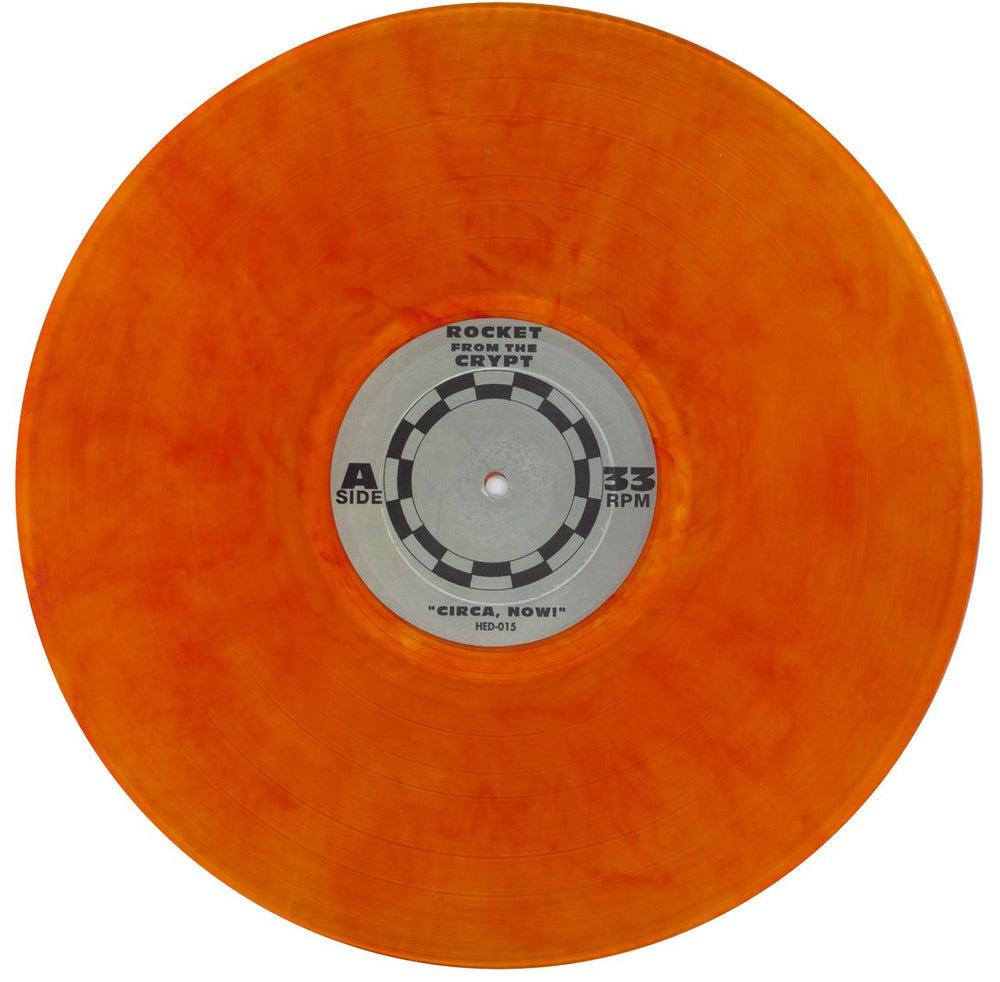 Rocket From The Crypt Circa Now! - Orange Vinyl US vinyl LP album (LP record) RFCLPCI829267