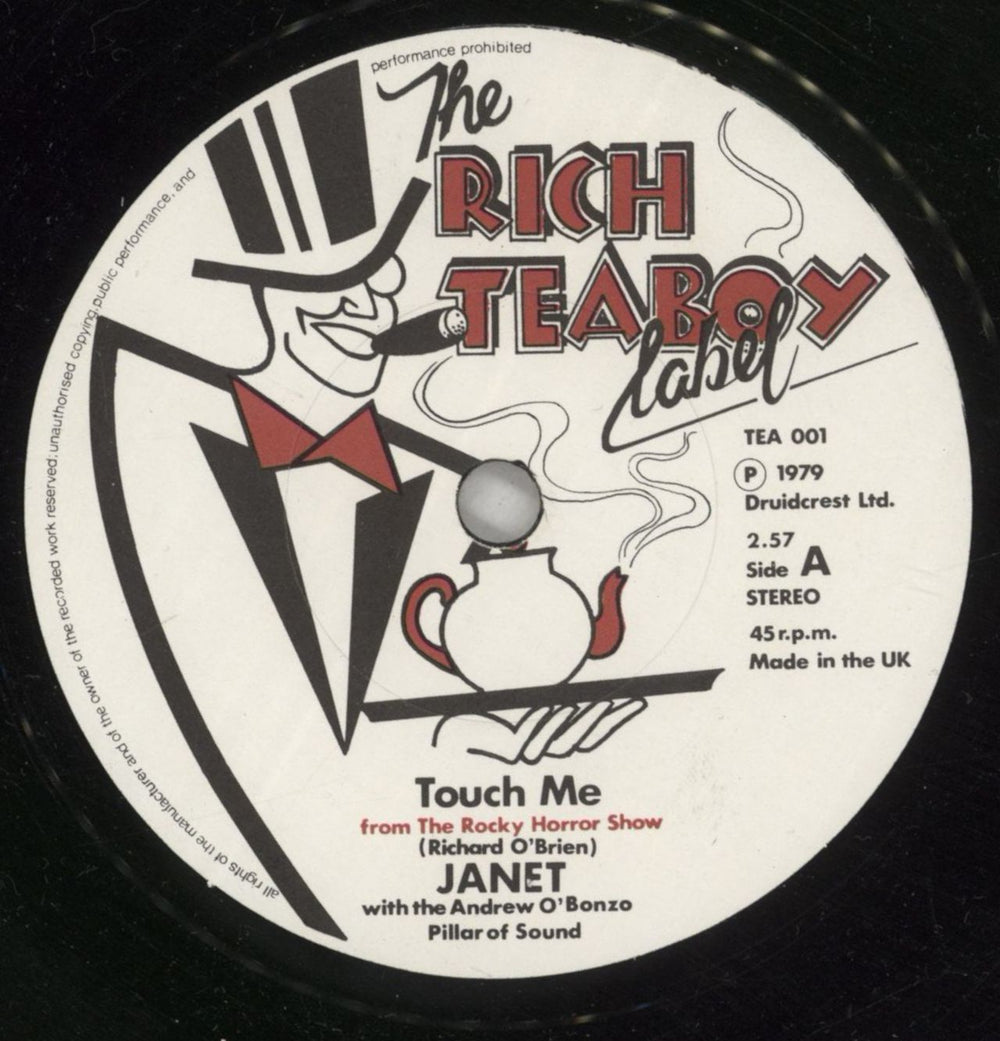 Rocky Horror Touch Me UK 7" vinyl single (7 inch record / 45) KYH07TO212315