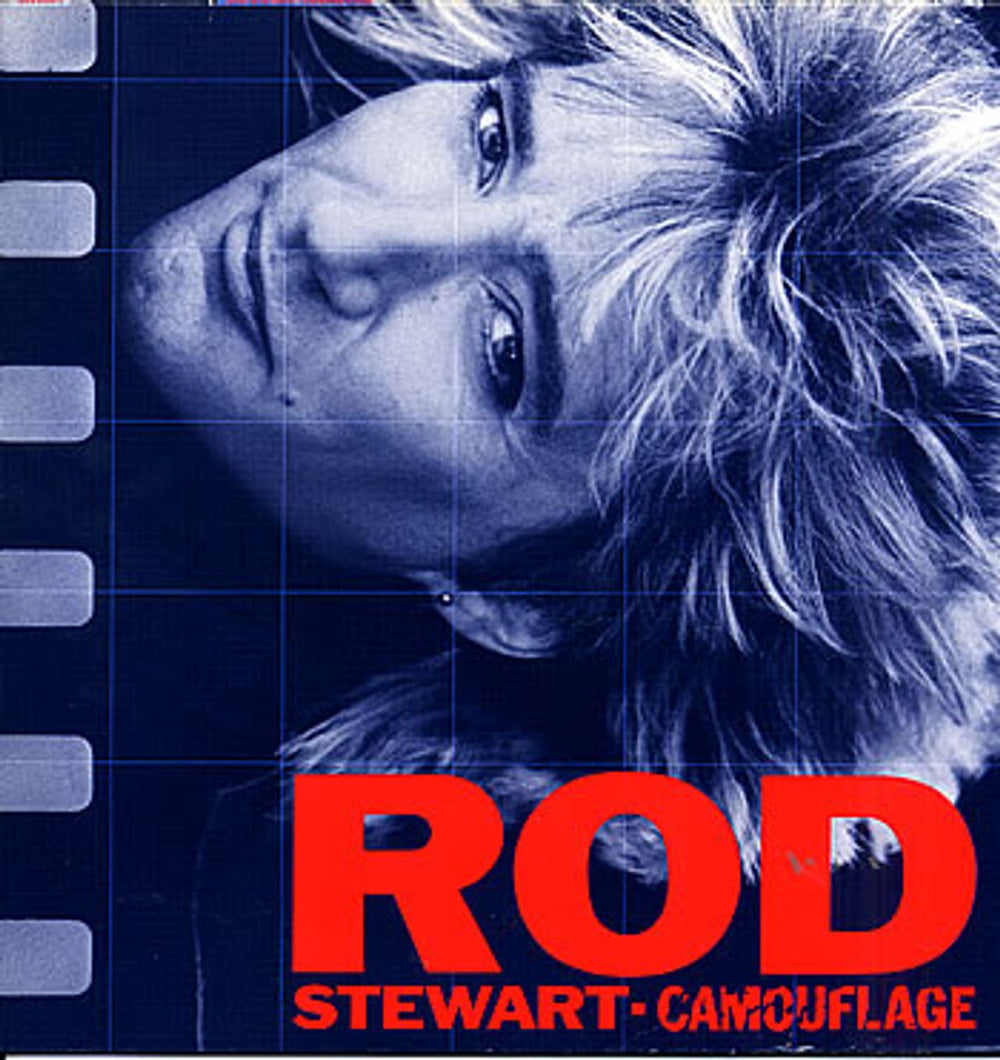 Rod Stewart Camouflage German vinyl LP album (LP record) 925095-1