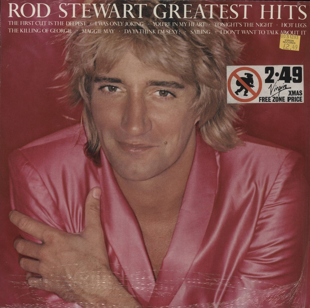 Rod Stewart Greatest Hits - Shrink German vinyl LP album (LP record) WB56744