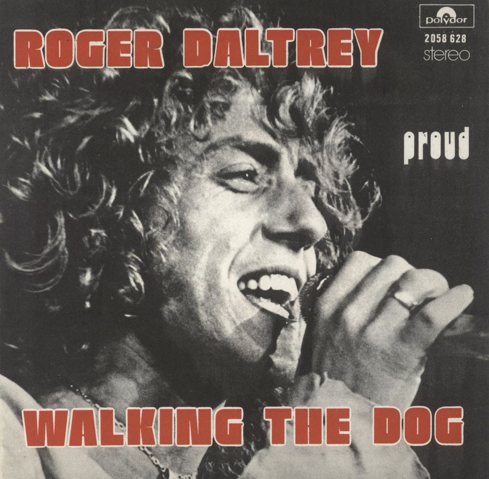 Roger Daltrey Walking The Dog Belgian 7" vinyl single (7 inch record / 45) 2058628