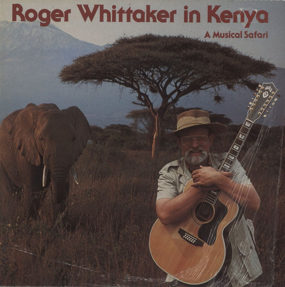 Roger Whittaker Roger Whittaker In Kenya - A Musical Safari - Shrink UK vinyl LP album (LP record) 812.949-1