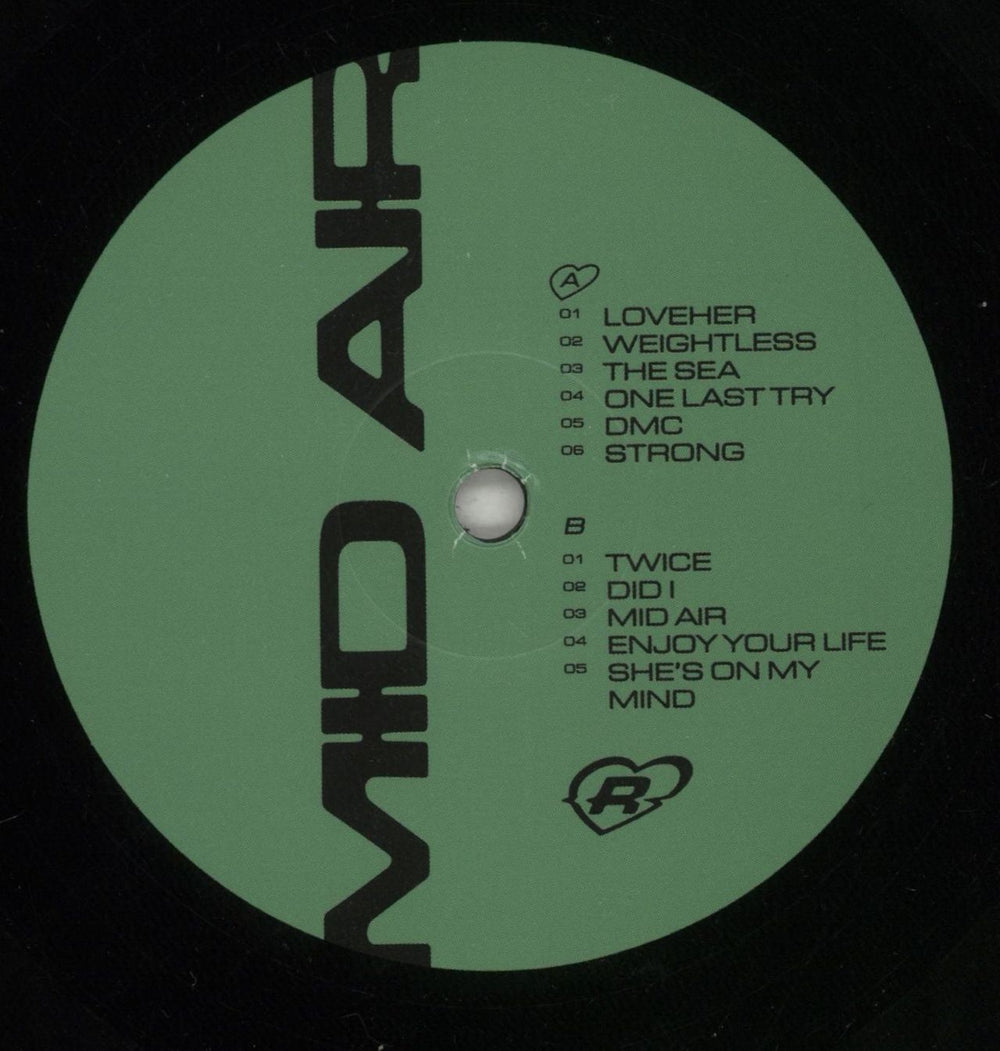 Romy Mid Air - Autographed UK vinyl LP album (LP record) 7QNLPMI878799