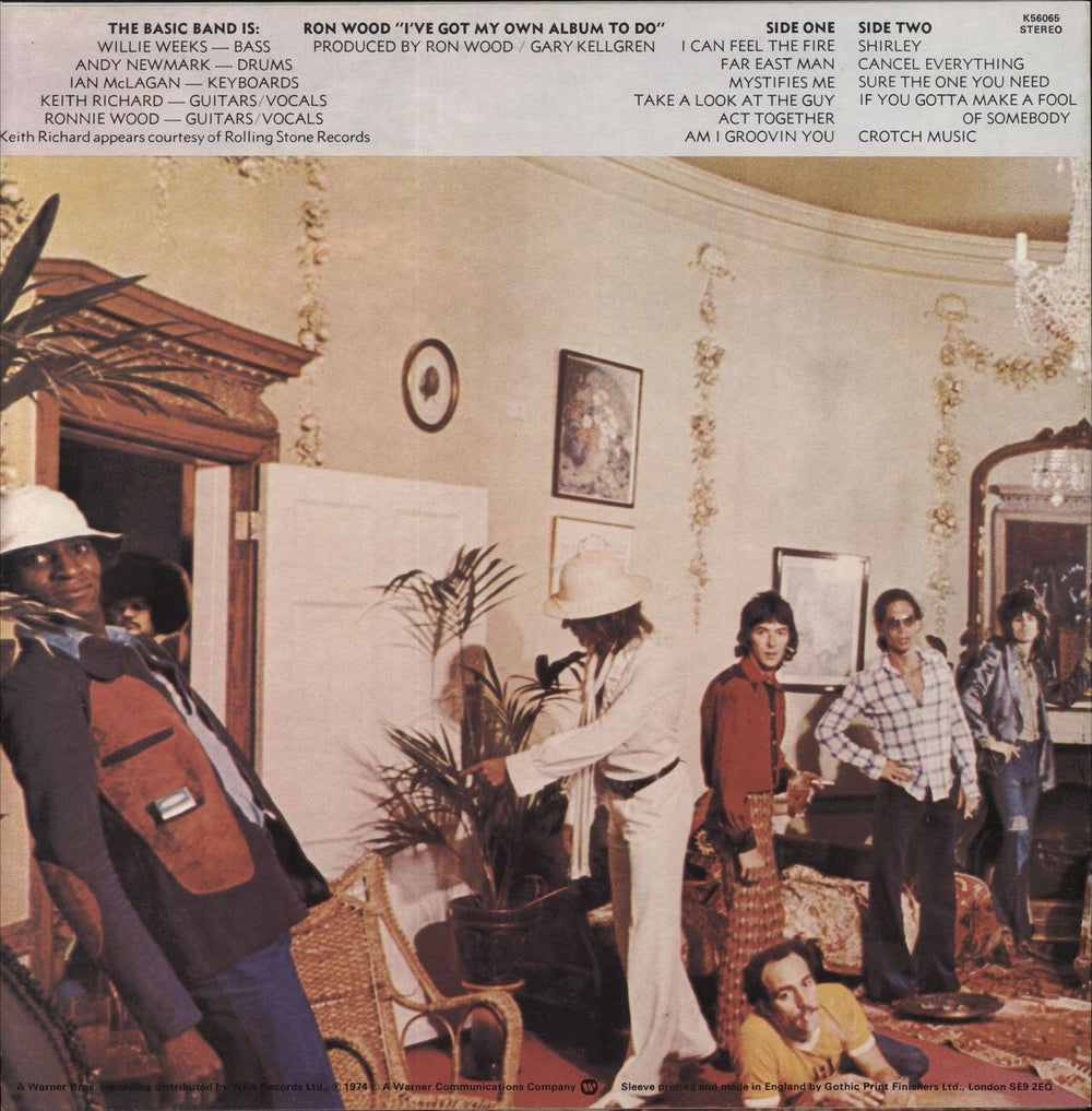 Ronnie Wood I've Got My Own Album To Do UK vinyl LP album (LP record)
