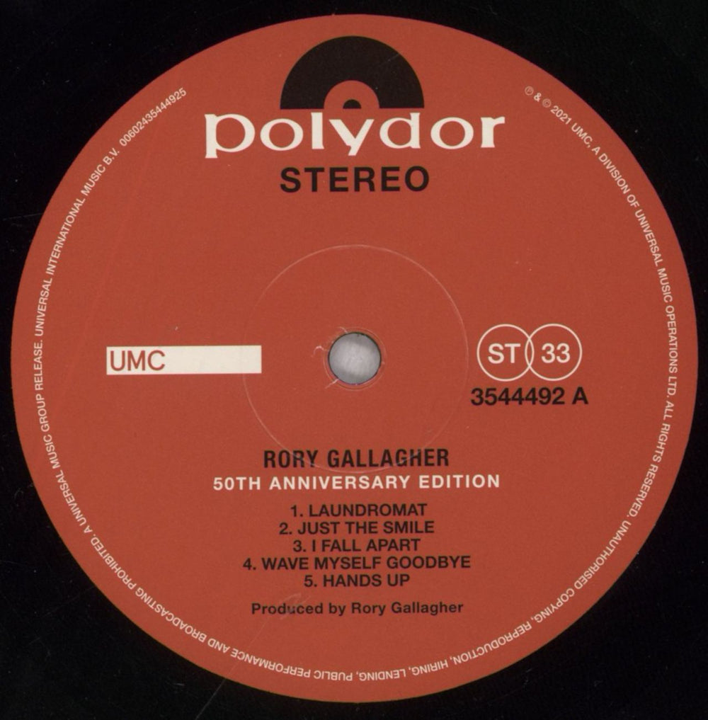 Rory Gallagher Rory Gallagher - 50th Anniversary Edition UK 3-LP vinyl record set (Triple LP Album) ROR3LRO839735