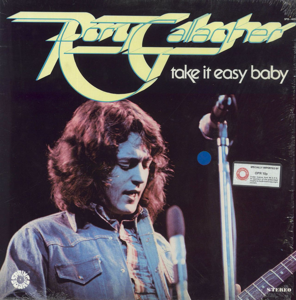 Rory Gallagher Take It Easy Baby US vinyl LP album (LP record) SPB-4056