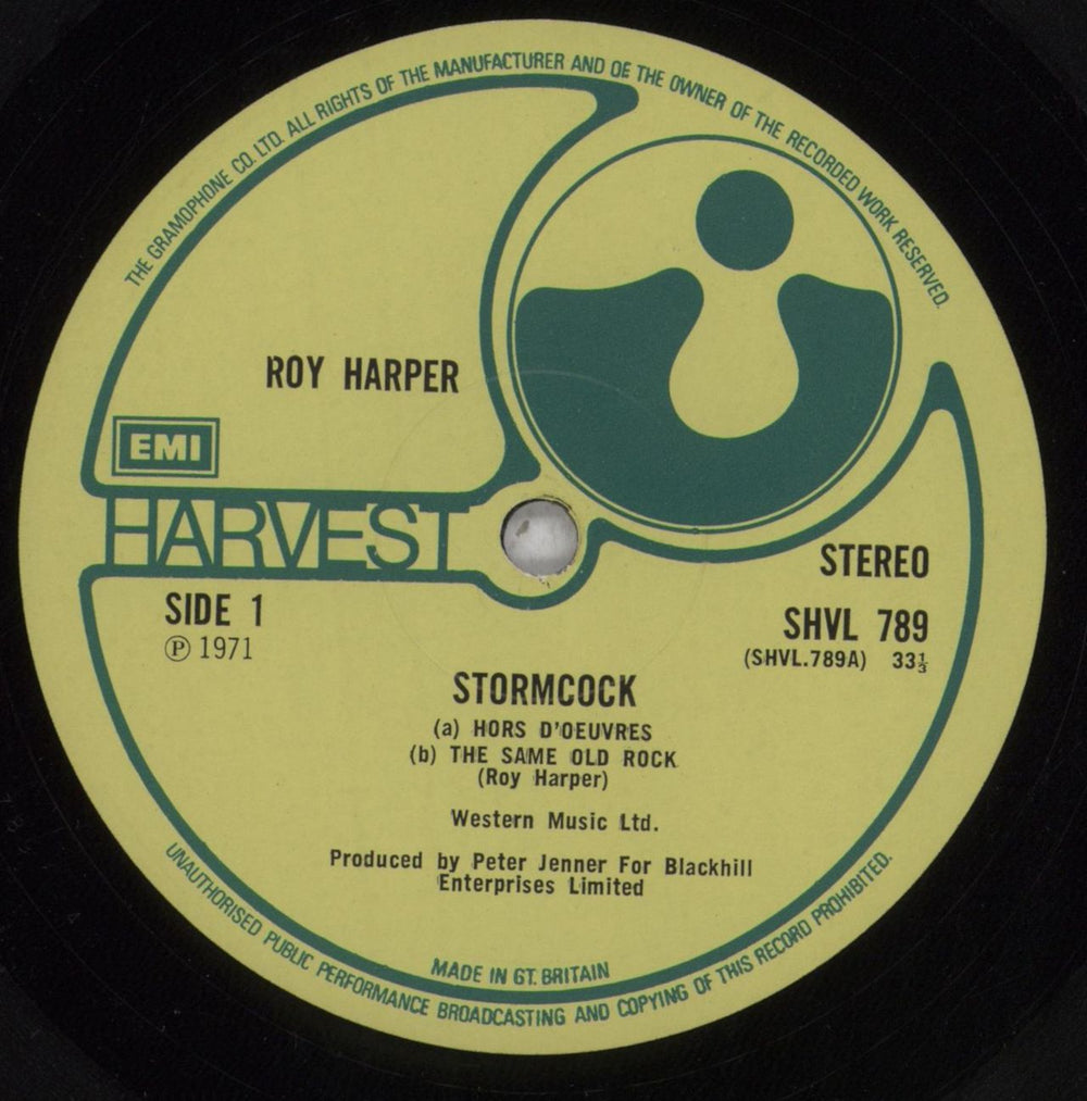 Roy Harper Stormcock - 2nd - VG UK vinyl LP album (LP record) ROYLPST835355