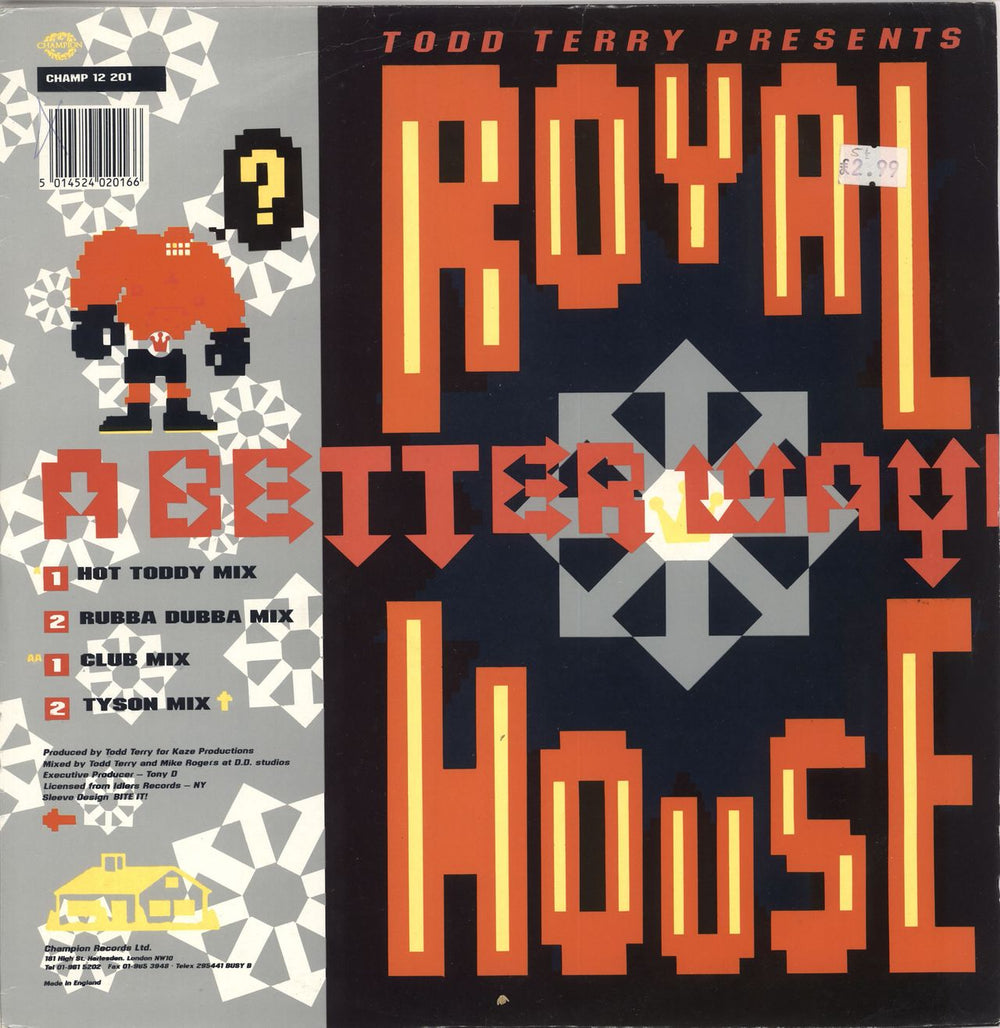 Royal House A Better Way UK 12" vinyl single (12 inch record / Maxi-single) CHAMP12-201