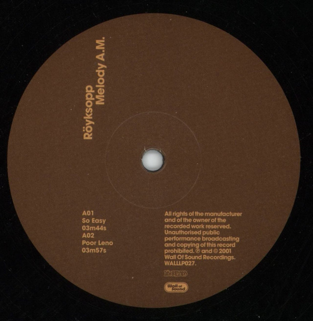 Royksopp Melody A.M. UK 2-LP vinyl record set (Double LP Album) YKS2LME870838