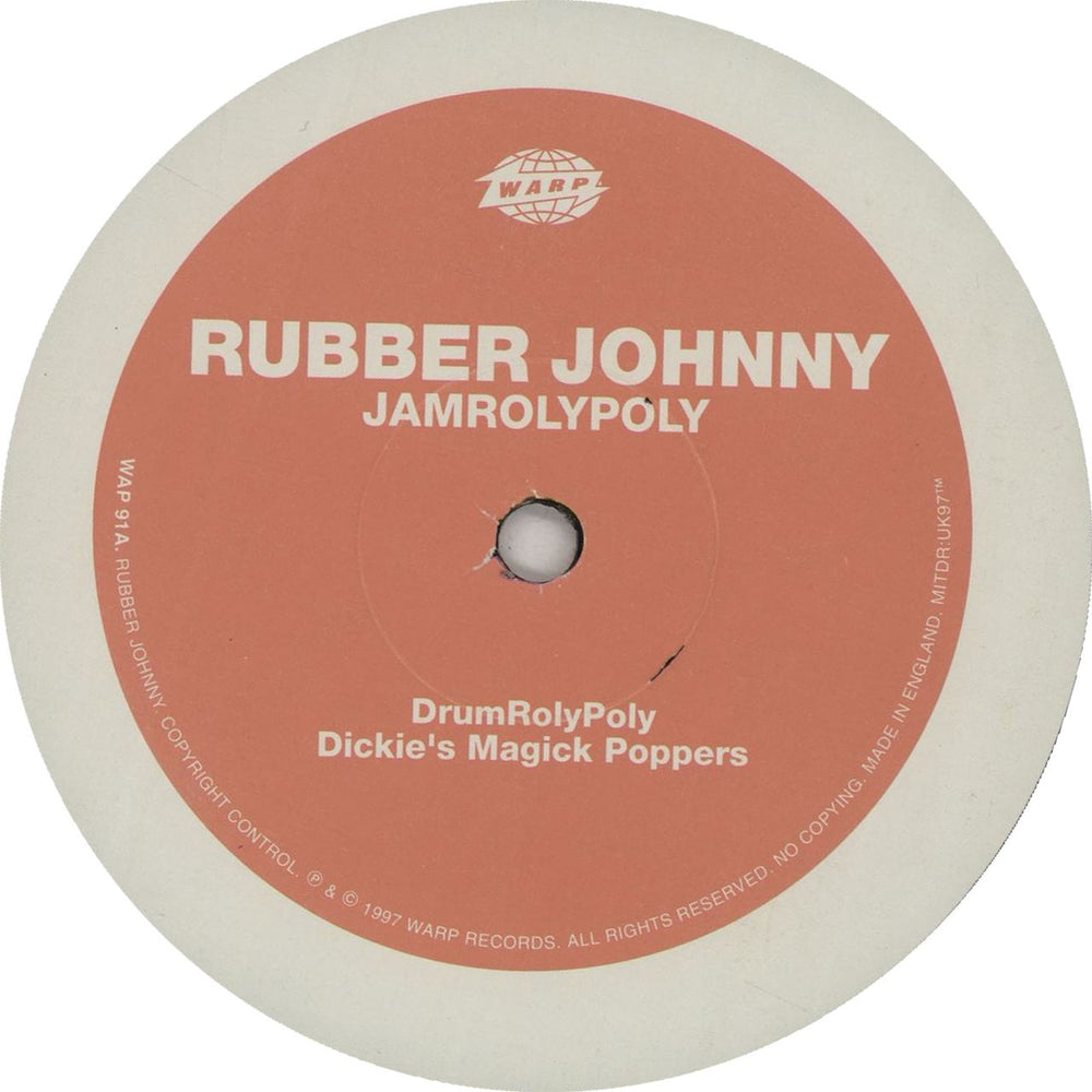 Rubber Johnny JamRolyPoly UK 12" vinyl single (12 inch record / Maxi-single) WAP91