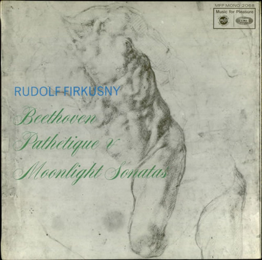 Rudolf Firkusny Beethoven: Pathetique & Moonlight Sonatas UK vinyl LP album (LP record) MFP2068