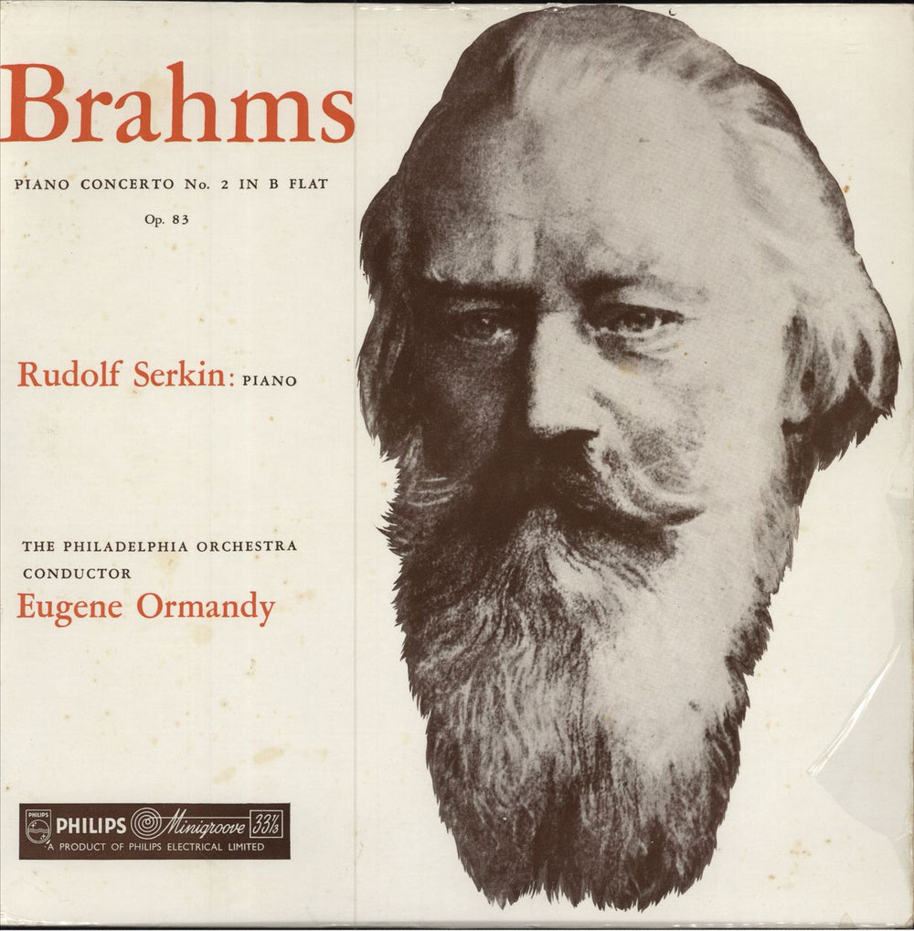 Rudolf Serkin Brahms: Piano Concerto No. 2 in B Flat, Op.83 UK vinyl LP album (LP record) ABL3170