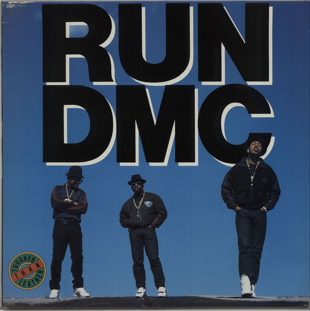 Run DMC Tougher Than Leather UK vinyl LP album (LP record) LONLP38