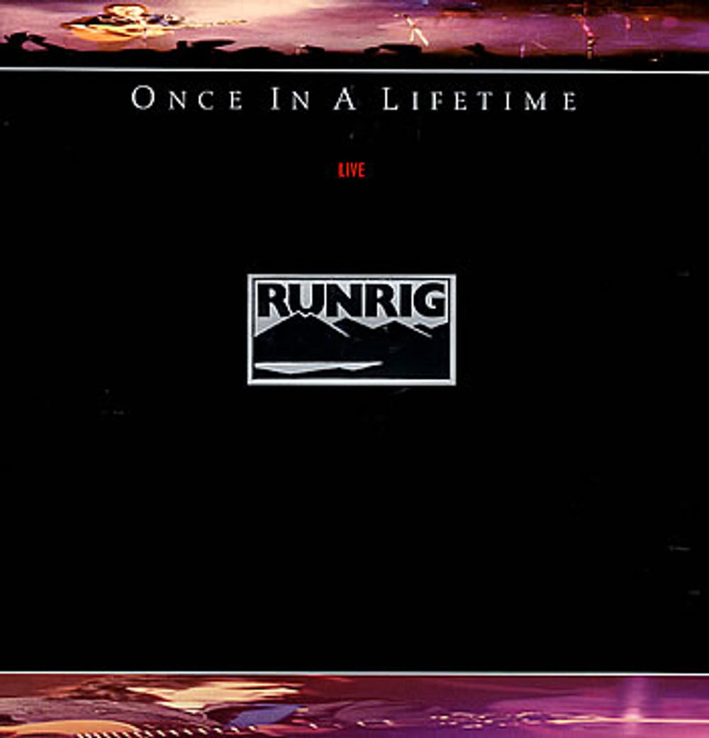 Runrig Once In A Lifetime - Embossed Sleeve UK vinyl LP album (LP record) CHR1695