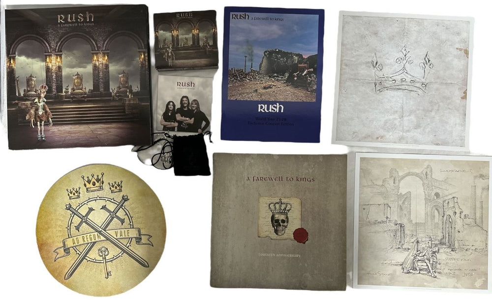 Rush A Farewell To Kings: 40th Anniversary Deluxe Edition + Blu Ray US CD Album Box Set RUSDXAF839638
