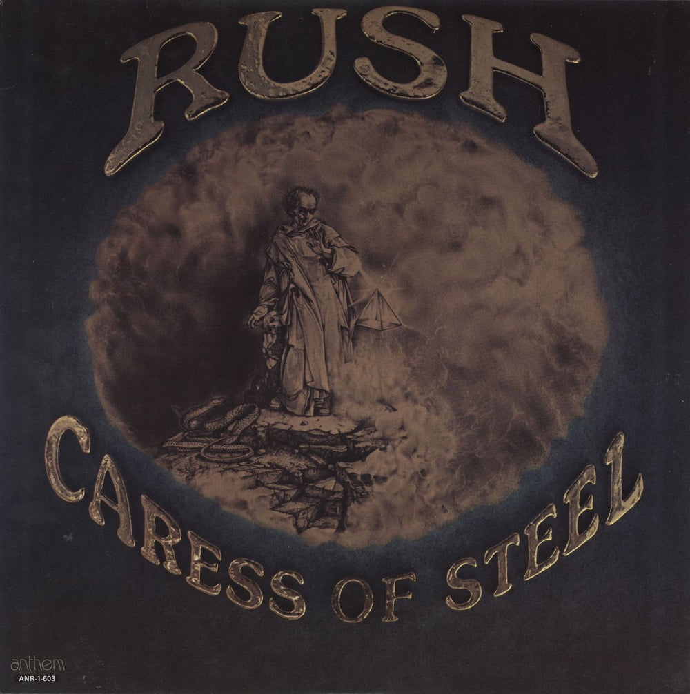 Rush Caress Of Steel - 3rd Canadian vinyl LP album (LP record) ANR-1-1003