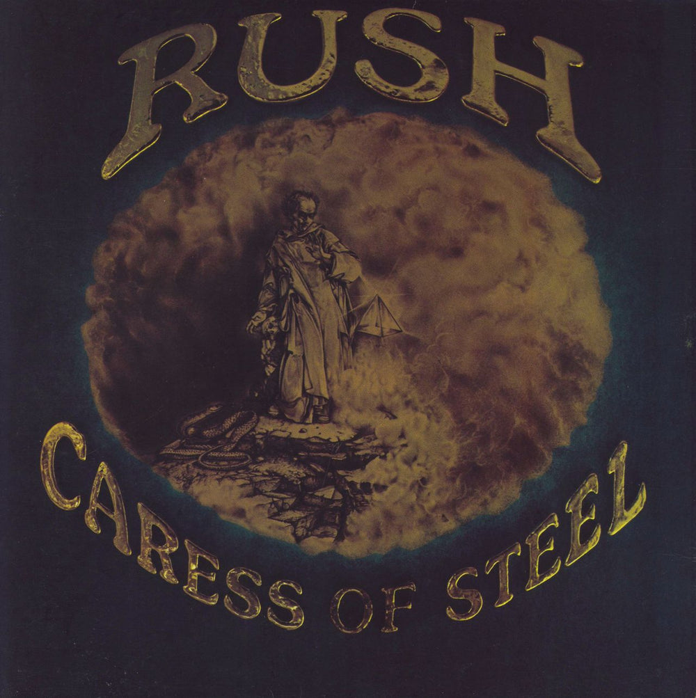 Rush Caress Of Steel - EX UK vinyl LP album (LP record) 9100018