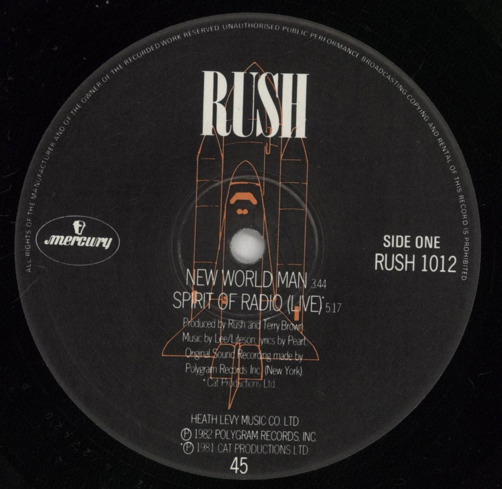 Rush Countdown UK 12" vinyl single (12 inch record / Maxi-single) RUS12CO31410