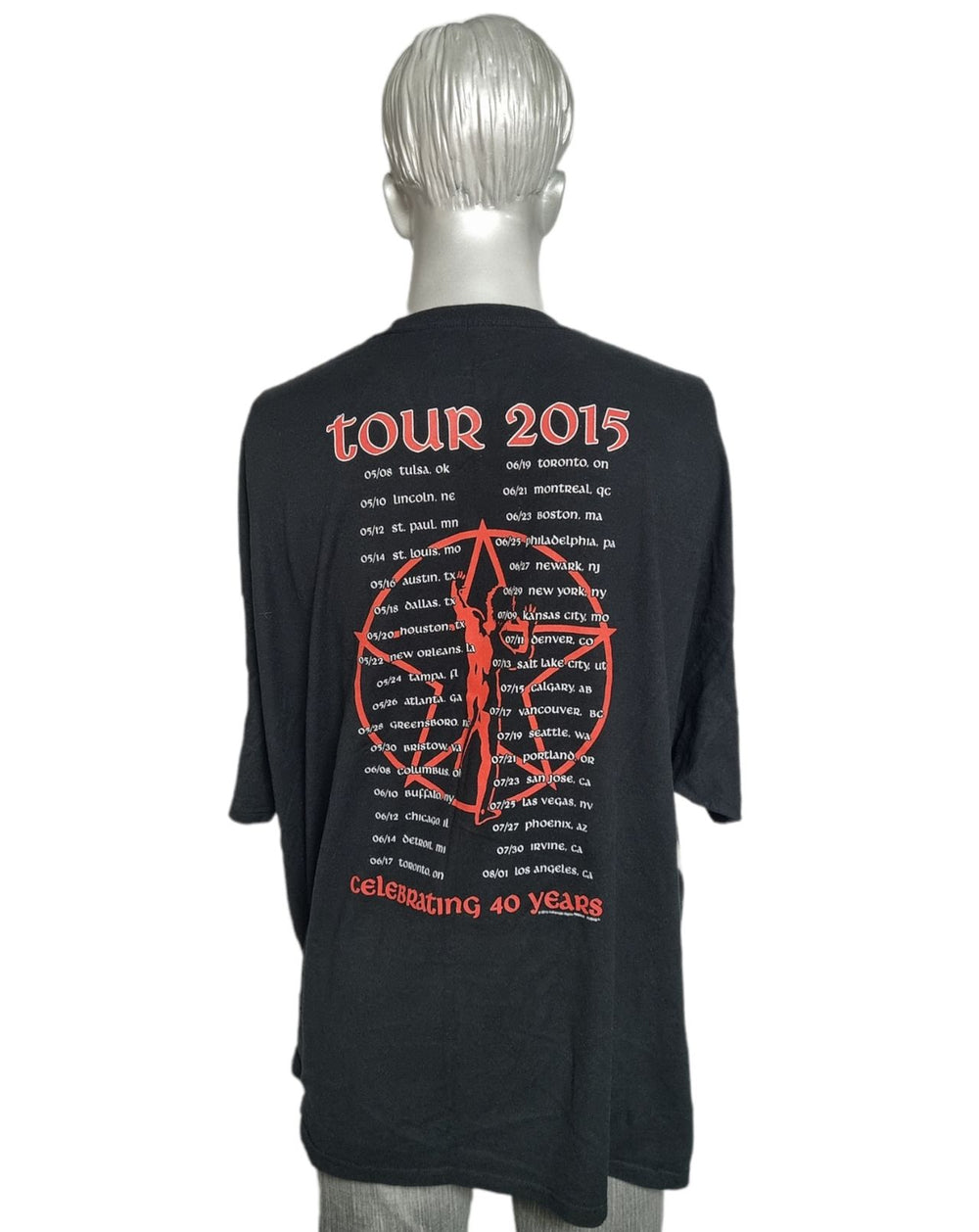 Rush R40 2015 Tour [3XL] US t-shirt RUSTSRT797873