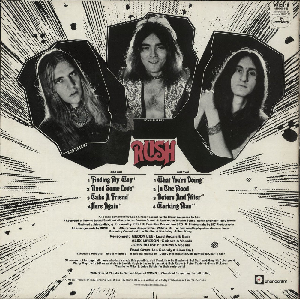 Rush Rush - EX UK vinyl LP album (LP record)