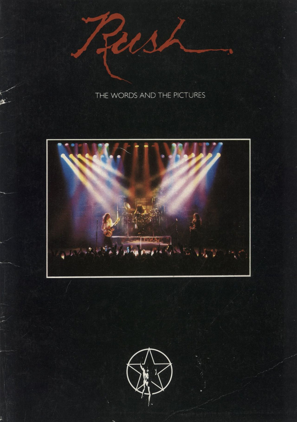 Rush The Words And The Pictures - Vol. I & II UK book LYRIC BOOKLET