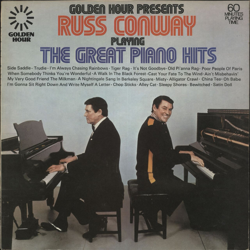 Russ Conway Golden Hour Presents Russ Conway Playing The Great Piano Hits UK vinyl LP album (LP record) GH555