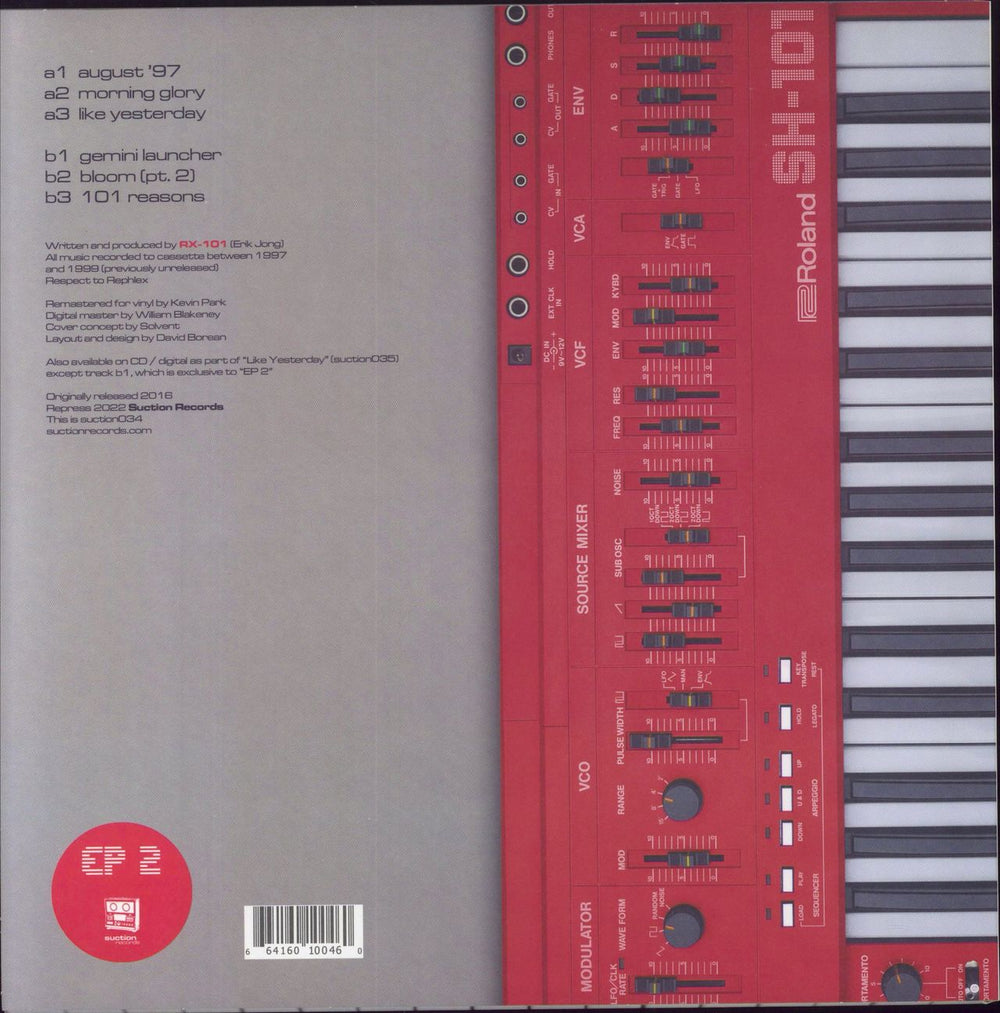 RX-101 EP 2 - Red-In-Clear Vinyl Canadian 12" vinyl single (12 inch record / Maxi-single)