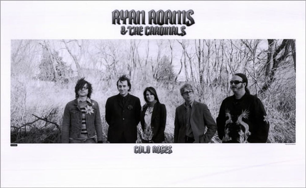 Ryan Adams Cold Roses Lithograph US Promo memorabilia YAAMMCO482401