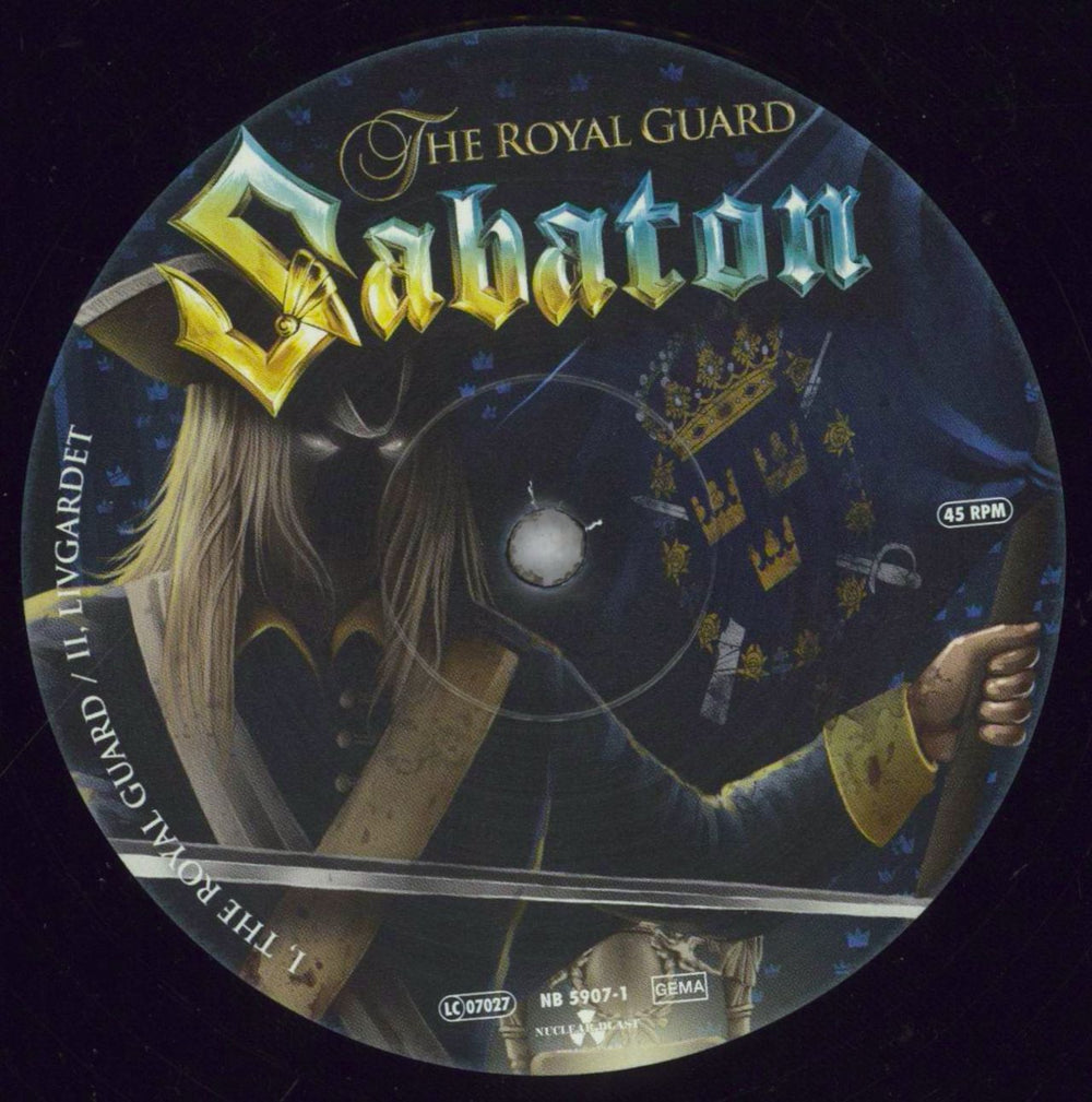 Sabaton The Royal Guard German 12" vinyl single (12 inch record / Maxi-single) 0BB12TH844238