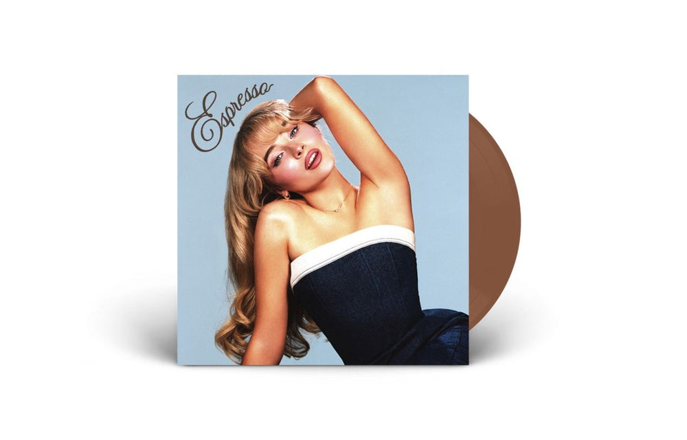 Sabrina Carpenter Espresso - Chocolate Brown Vinyl - Sealed UK 7" vinyl single (7 inch record / 45) 6559955