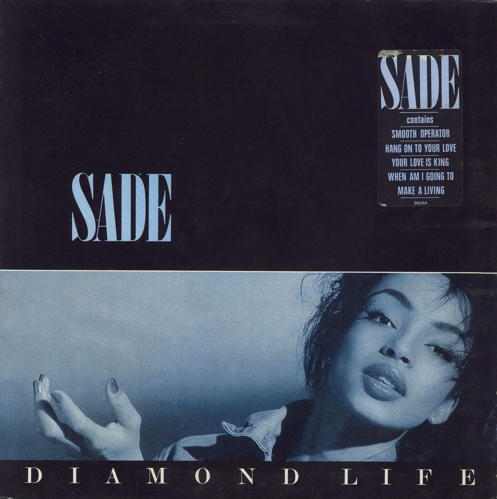 Sade Diamond Life - Sticker Variant Sleeve UK vinyl LP album (LP record) EPC26044