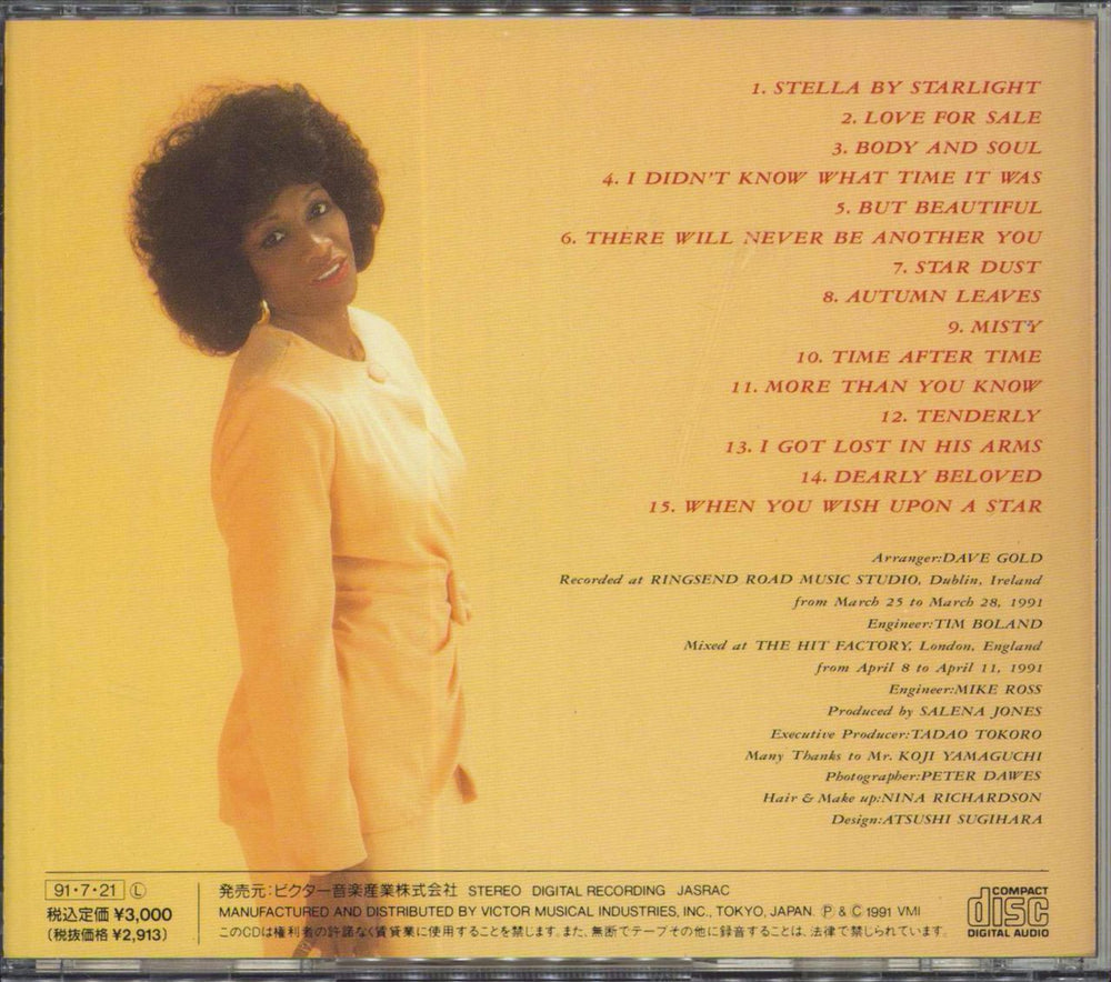 Salena Jones Night Mood Japanese CD album (CDLP)