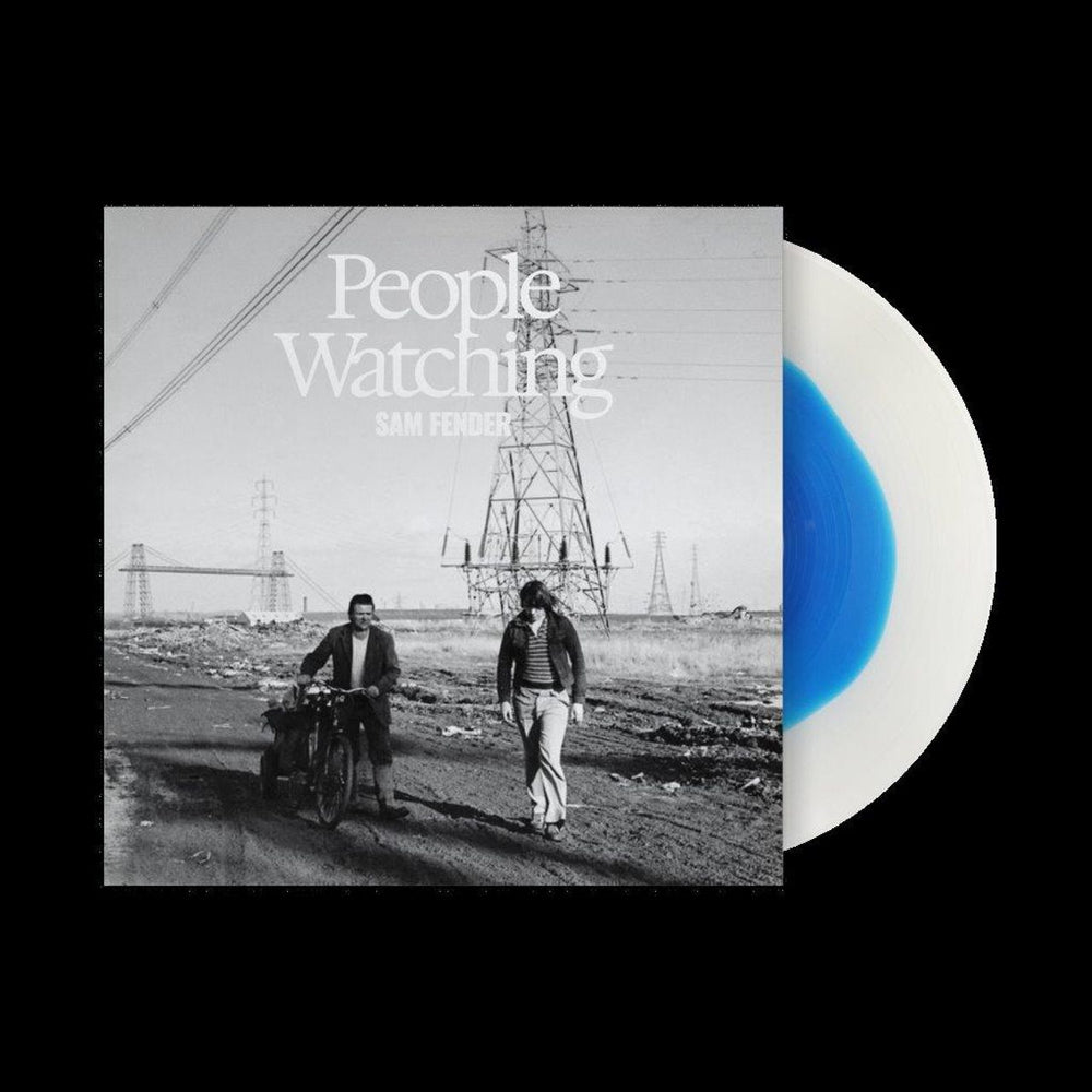 Sam Fender People Watching - Blue Eye Yolk Vinyl + Alternate Cover Artwork - Sealed UK vinyl LP album (LP record) 5550325