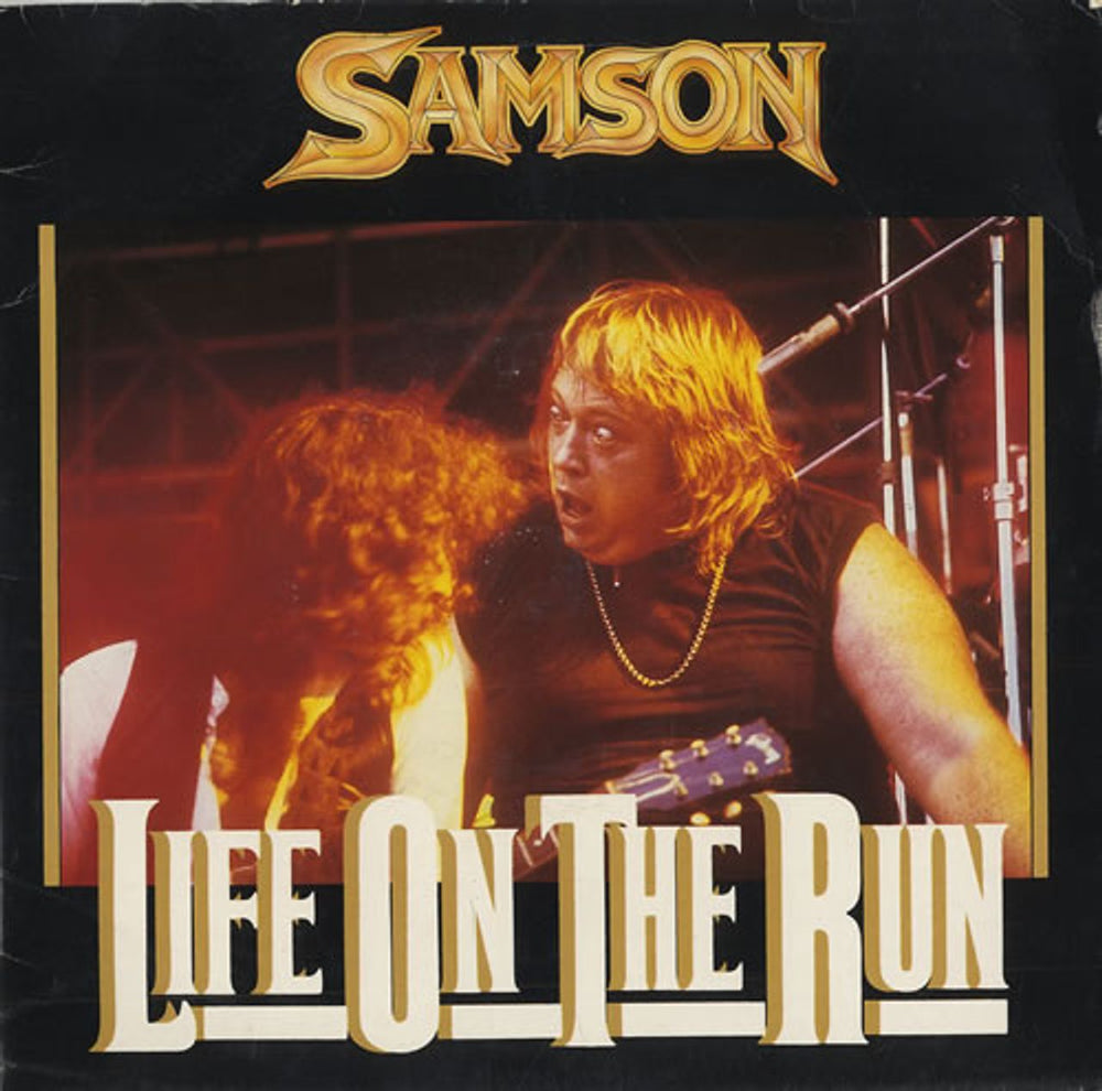 Samson Life On The Run - Doublepack UK 7" vinyl single (7 inch record / 45) POSPG519