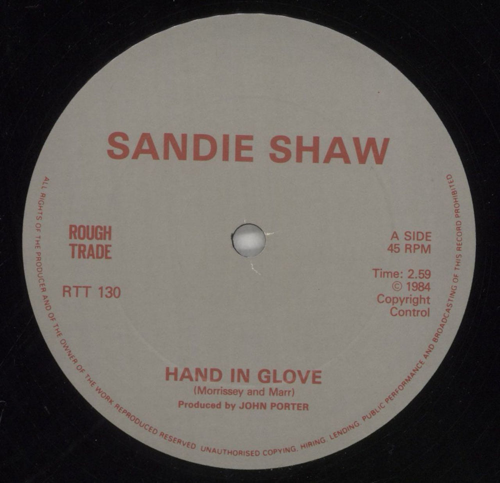 Sandie Shaw Hand In Glove - VG UK 12" vinyl single (12 inch record / Maxi-single) SDI12HA860879