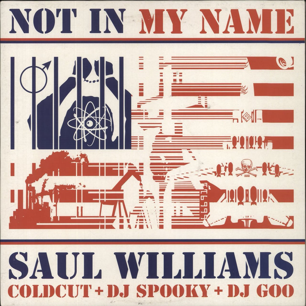 Saul Williams Not In My Name UK 12" vinyl single (12 inch record / Maxi-single) ZEN12135